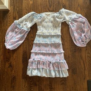 floral bandage dress — love shack fancy dupe